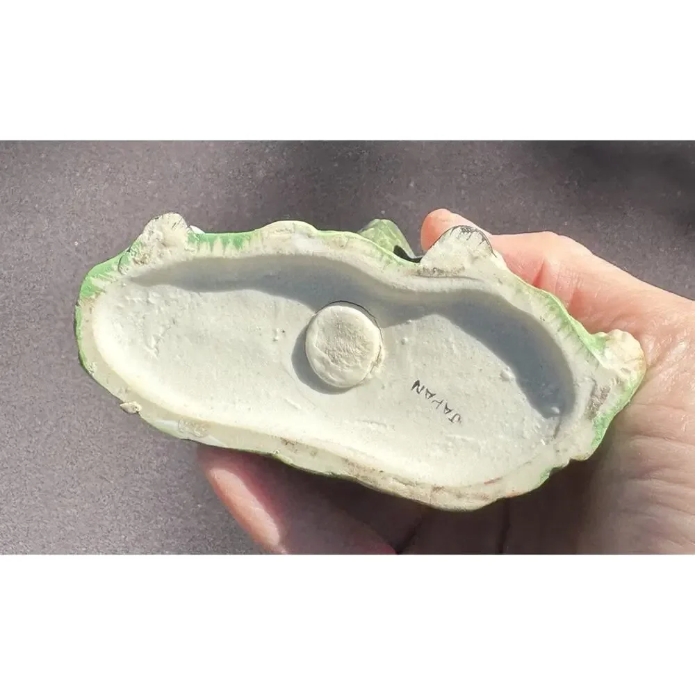 Vintage Ceramic Cactus Coin Bank with Coin Slot, Two Sombrero Figures TO15